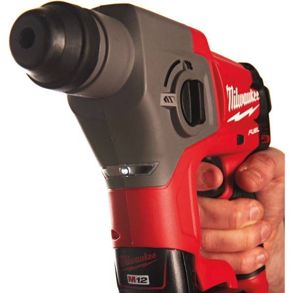 Milwaukee M12 CH-402X Fuel Cordless Hammer Drill with SDS-Plus in HD Box (2x 4.0Ah battery + charger)