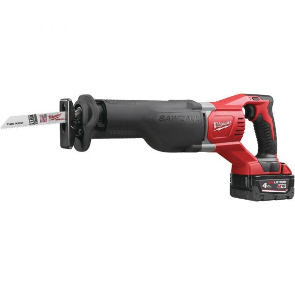 Milwaukee M18 BSX-402C Sawzall Battery Recess Saw Heavy Duty in Transport Case (2x 4.0Ah battery + charger)