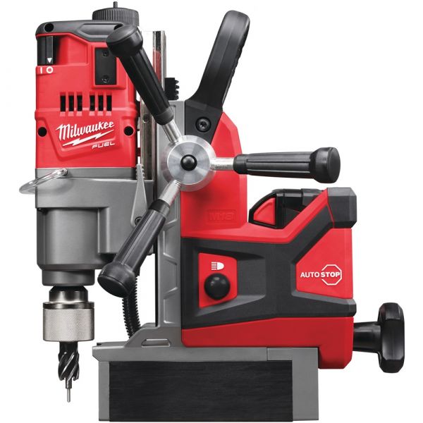 Milwaukee M18 FMDP-502C Fuel Magnetic Drill Press with Permanent Magnet in Transport Case (2x 5.0Ah battery + charger)