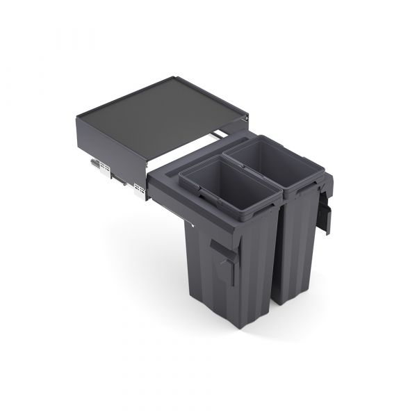 Cabinora Pull-Out Waste Bin 600mm 74L