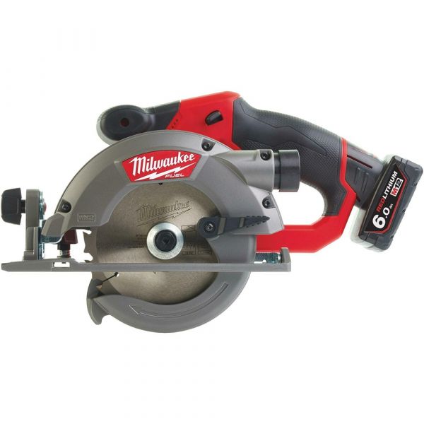 Milwaukee M12 CCS44-602X Fuel Compact Cordless Circular Saw 44mm 140mm in HD Box (2x 6,0Ah battery + charger)