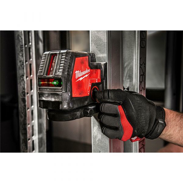 Milwaukee L4 CLL-301C Cross Line Laser Green USB Rechargeable