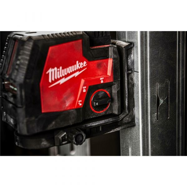 Milwaukee L4 CLL-301C Cross Line Laser Green USB Rechargeable