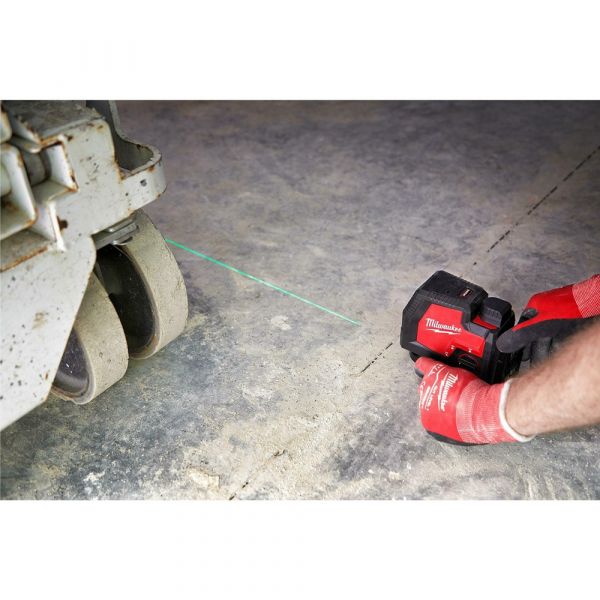 Milwaukee L4 CLL-301C Cross Line Laser Green USB Rechargeable