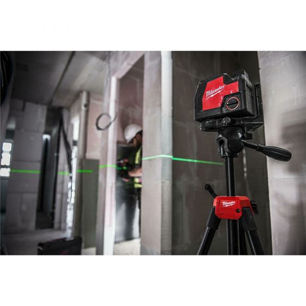 Milwaukee L4 CLL-301C Cross Line Laser Green USB RechargeableMilwaukee L4 CLL-301C Cross Line Laser Green USB Rechargeable