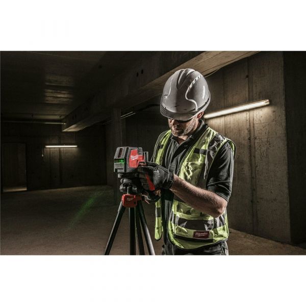 Milwaukee L4 CLL-301C Cross Line Laser Green USB Rechargeable