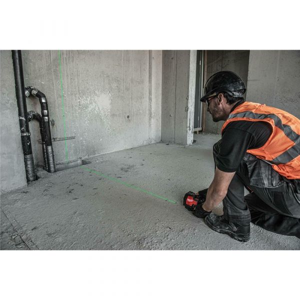 Milwaukee L4 CLL-301C Cross Line Laser Green USB Rechargeable