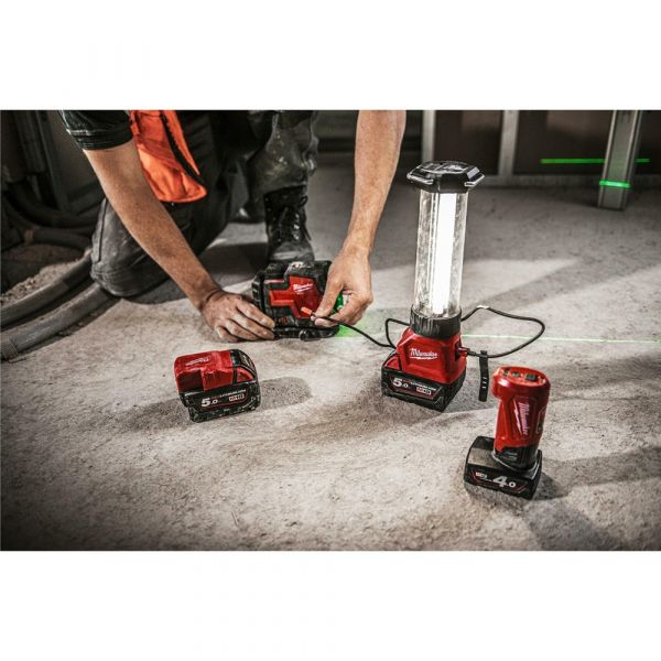 Milwaukee L4 CLL-301C Cross Line Laser Green USB Rechargeable