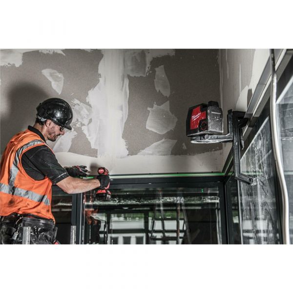 Milwaukee L4 CLL-301C Cross Line Laser Green USB Rechargeable