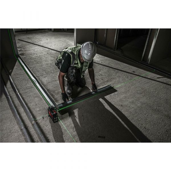 Milwaukee M12 3PL-401C Three-dimensional Cordless Laser Green with 3x360° Laser Circles in Transport Case (1x 4.0Ah battery + charger)
