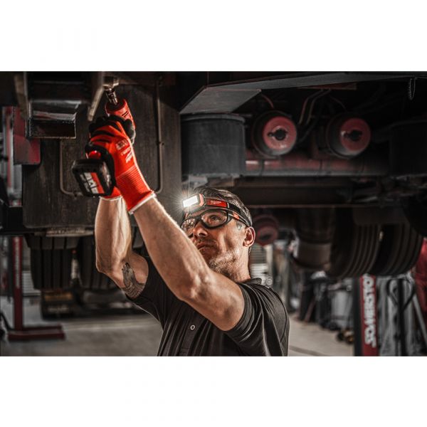 Milwaukee IR HL450 Head Lamp with Integrated Battery (USB rechargeable) 450 Lumens