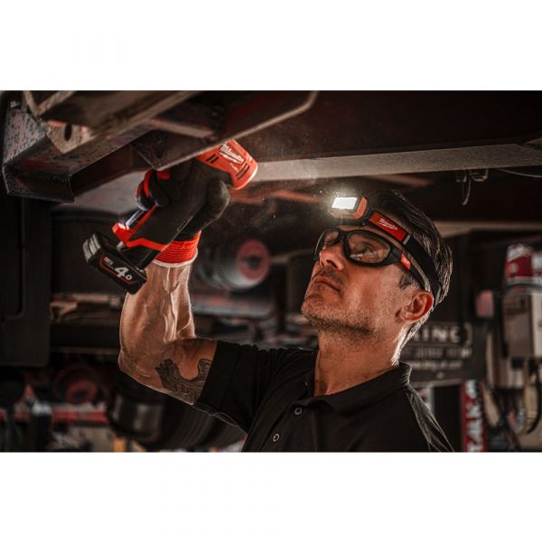 Milwaukee IR HL450 Head Lamp with Integrated Battery (USB rechargeable) 450 Lumens