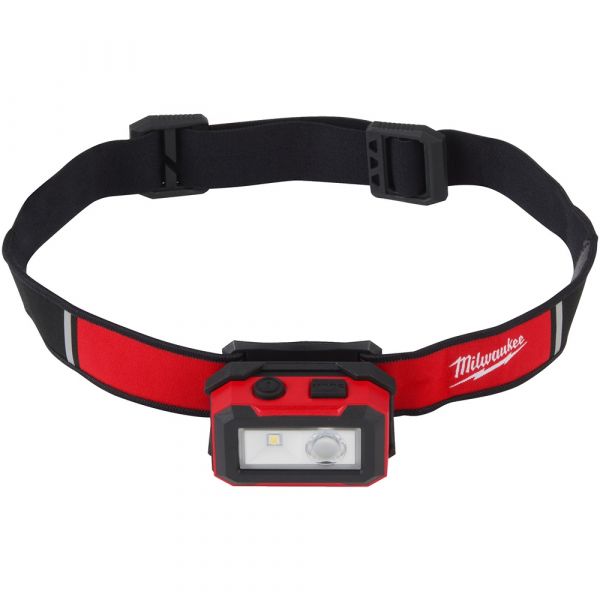 Milwaukee IR HL450 Head Lamp with Integrated Battery (USB rechargeable) 450 Lumens