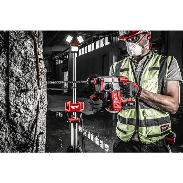 Milwaukee M18 BLHX-502X Brushless Cordless Combi Hammer SDS-Plus FIXTEC with 4 Positions in HD Box (2x 5.0Ah battery + charger)