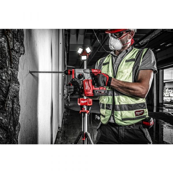 Milwaukee M18 BLHX-502X Brushless Cordless Combi Hammer SDS-Plus FIXTEC with 4 Positions in HD Box (2x 5.0Ah battery + charger)
