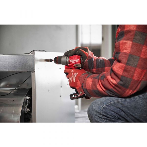 Milwaukee M12 FPD2-402X Fuel Cordless Impact Drill in HD Box (2x 4.0Ah battery+charger)