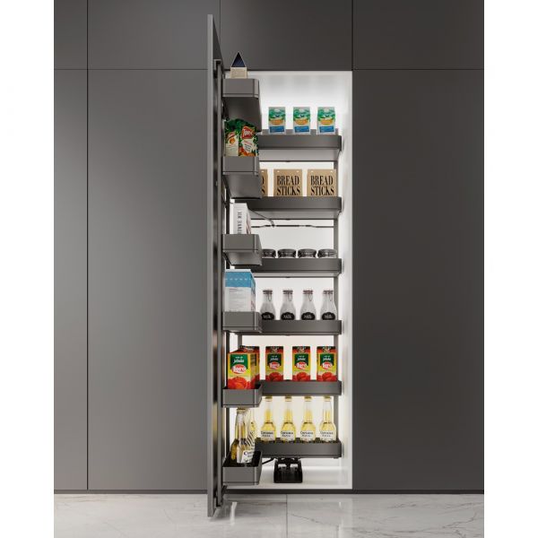 Nuomi Lambo 6 Layers Pantry Pull-Out Frame with Basket
