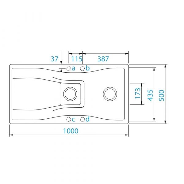 Schock Handmade Granite Sink 100 x 50cm