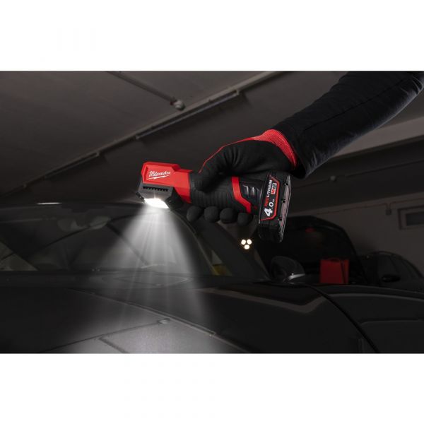 Milwaukee M12 CML-401 Cordless Lamp with Adjustable Colour Temperature (1x 4.0Ah battery + charger)