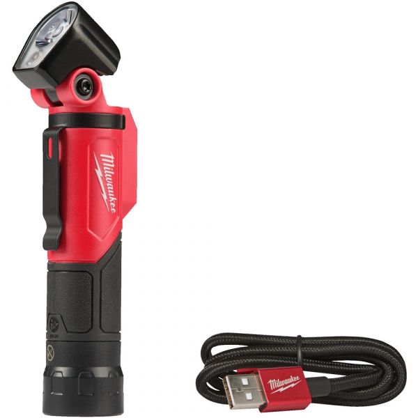 Milwaukee L4 PWL-301 Trueview USB Rechargeable Work Lamp with Swivel Head (integrated 3.0Ah battery)