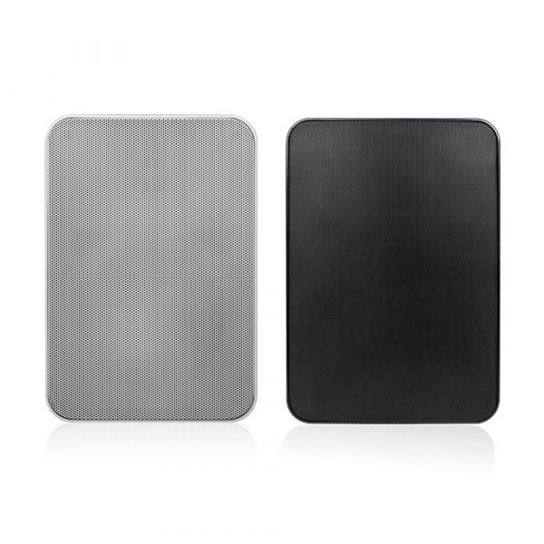 DSPPA 8'' 80W Waterproof Wall-Mount Speaker with Power Tap