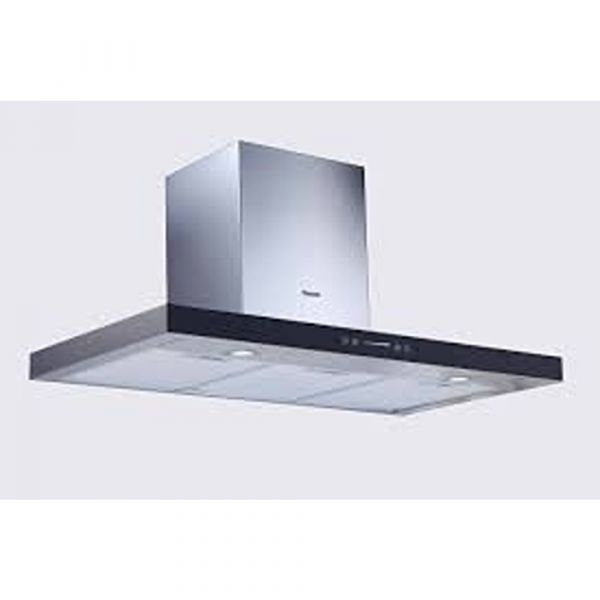 Baumatic Midnight Series Wall-Mounted Hood Black Glass & Steel