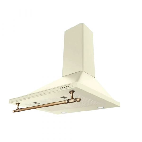 CM Aqua Ivory Classic Stainless-Steel Wall Mounted 90cm Hood