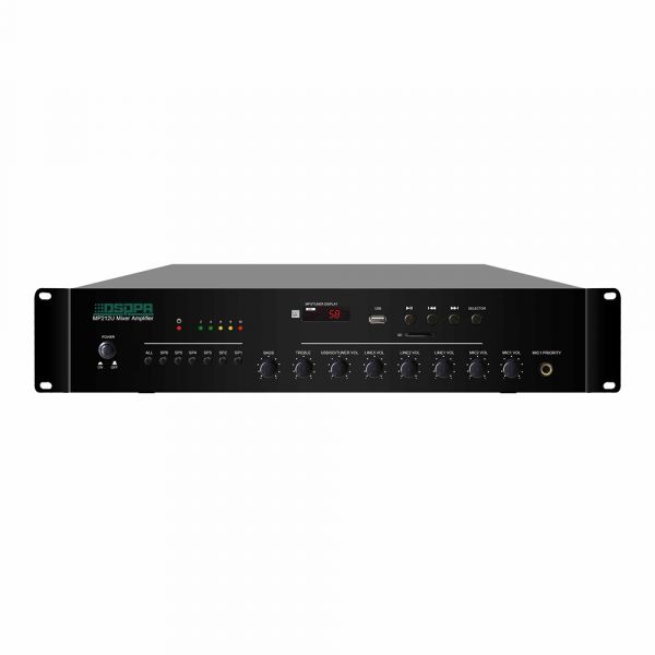 DSPPA 120W 6 Zones USB/SD/FM Mixer Amplifier