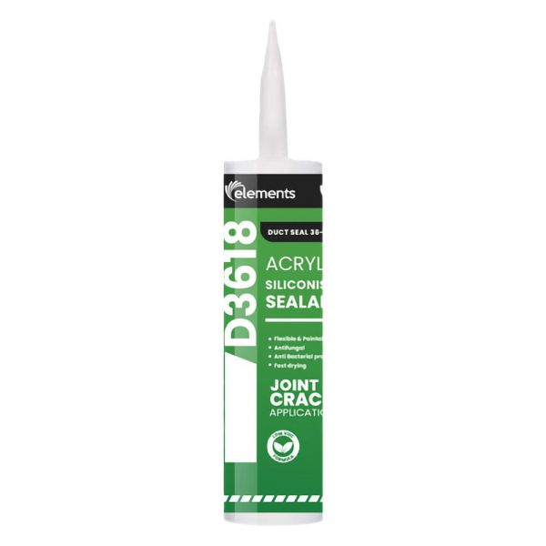 Elements - AS270 Economical Acetic Cure Silicone Sealant