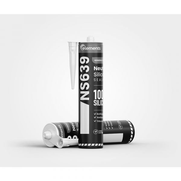 Elements - Low Modulus Neutral Cure Silicone Sealant Translucent 280ml Cartridge