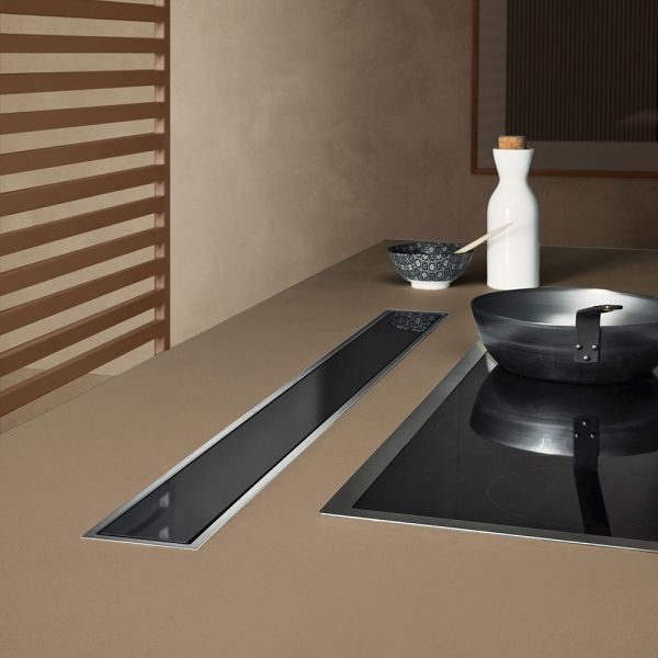 Falmec Downdraft Hood With Recirculation Kit (Hood + Slim Motor + Carbon.Zeo Filter)