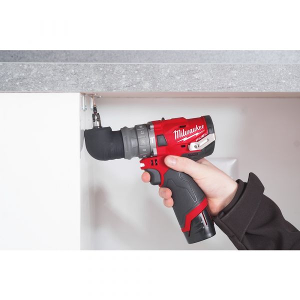 Milwaukee M12 FPDXKIT-202X Subcompact Cordless Impact Drill with Interchangeable Head in HD Box (2x 2.0Ah battery + charger)