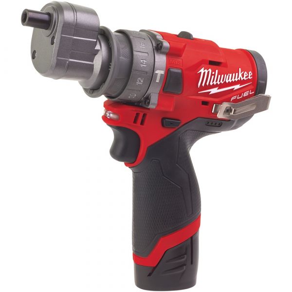 Milwaukee M12 FPDXKIT-202X Subcompact Cordless Impact Drill with Interchangeable Head in HD Box (2x 2.0Ah battery + charger)