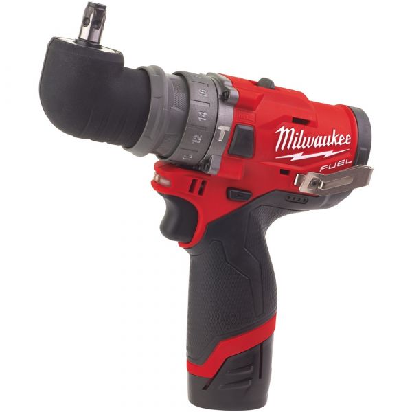 Milwaukee M12 FPDXKIT-202X Subcompact Cordless Impact Drill with Interchangeable Head in HD Box (2x 2.0Ah battery + charger)