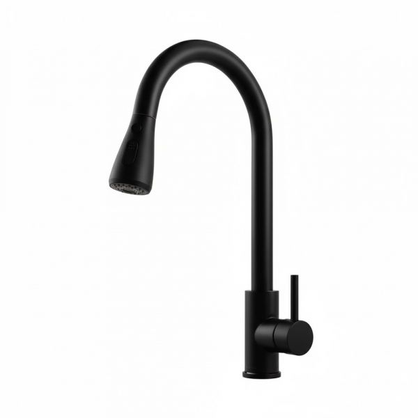CM L Pull-Out Mixer Tap Matte Black