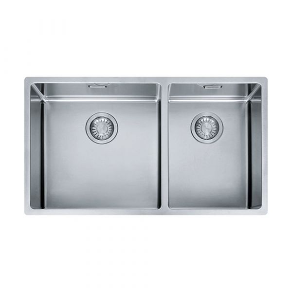 Franke Box Undermount Topmount /Undermount/Flushmounted 2 Bowl Sink