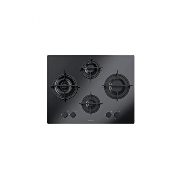 Barazza Mood Black Glass Ceramic Built-In Hob 65 cm + Double Crown
