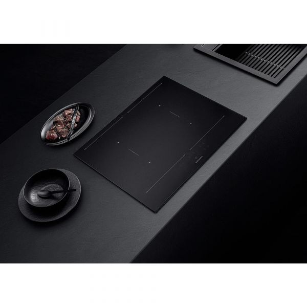 Barazza City Induction Hob Flush/Built-In 2 Zones, Touch Control Black