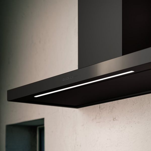Falmec Plane Black Design Wall/Island Hood