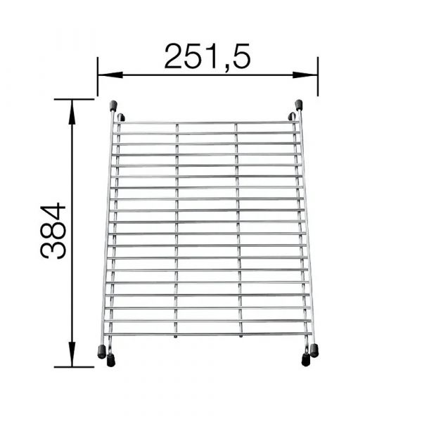 Blanco Floating Grid for Sink Stainless Steel