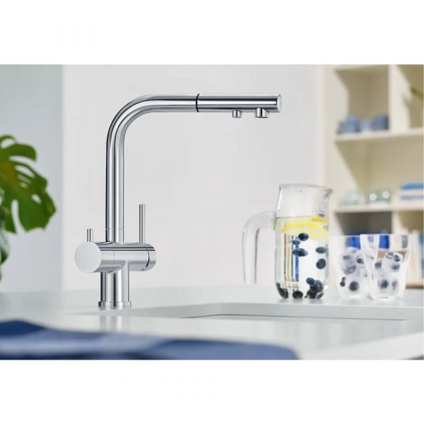 Blanco Fontas S II - Sink Mixer with Pull-Out Spout and Filter Function