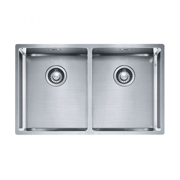 Franke Box Undermount / Flushmount Double Bowl Stainless Steel Sink