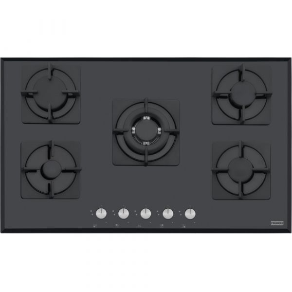 Franke Smart Linear Square Gas Hob with Black Glass