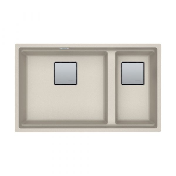 Franke KNG 120 Kubus 2 GR U/F Mounted 2 Bowl Sink