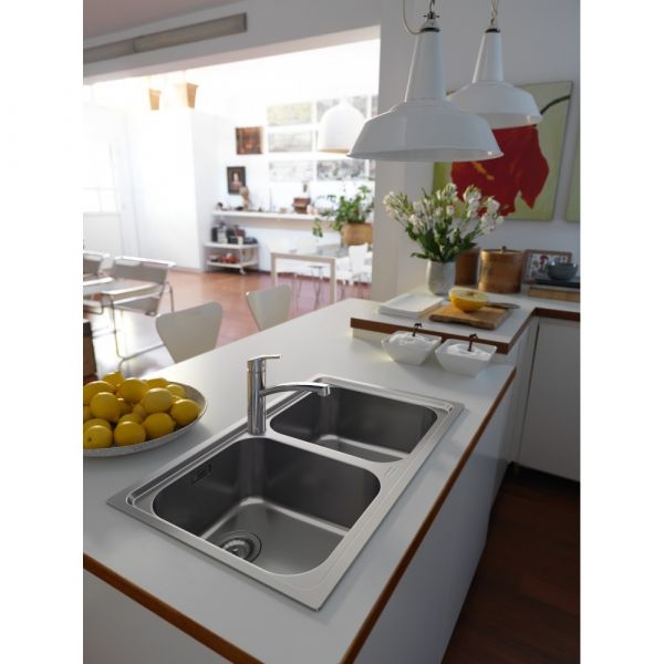 Franke Logica Line LLX 620-L Satin Stainless Steel Sink