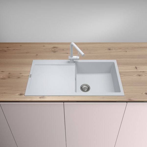 Franke MRG 611-L Maris GR T.Mounted 1Bowl Sink