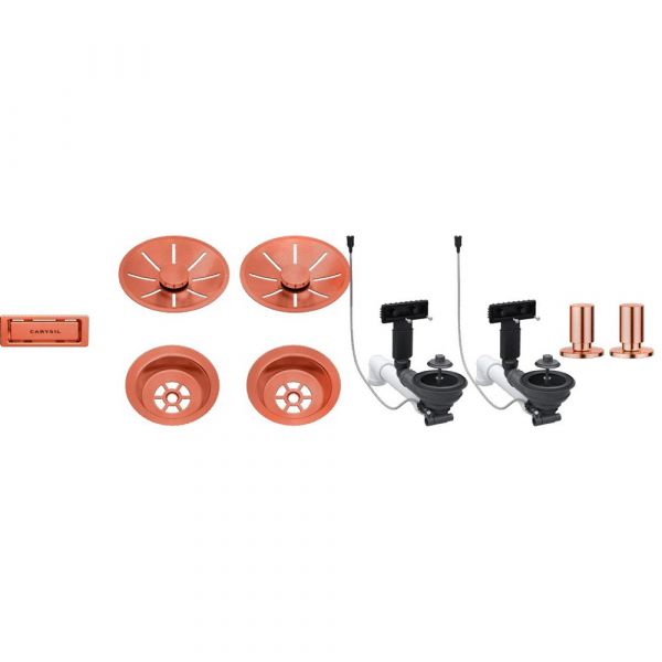 Carysil Kit Waste + Syphon For Sink