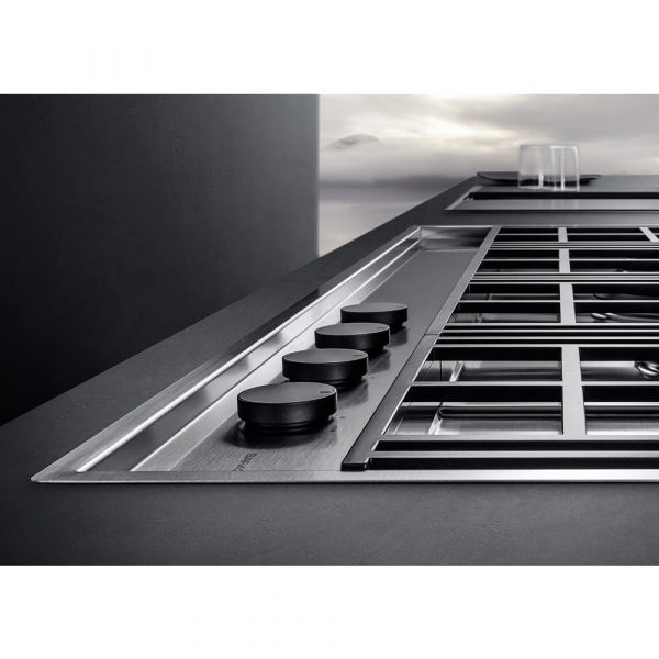 Barazza Lab Evolution Stainless Steel Hob Flush/Built-In 120cm + Double Crown