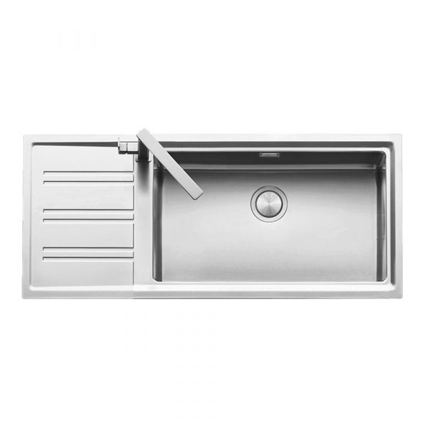 Barazza Easy Stainless Steel Sink Lowered Edge 116x50cm