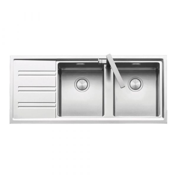 Barazza Easy Stainless Steel Sink Lowered Edge 116x50cm